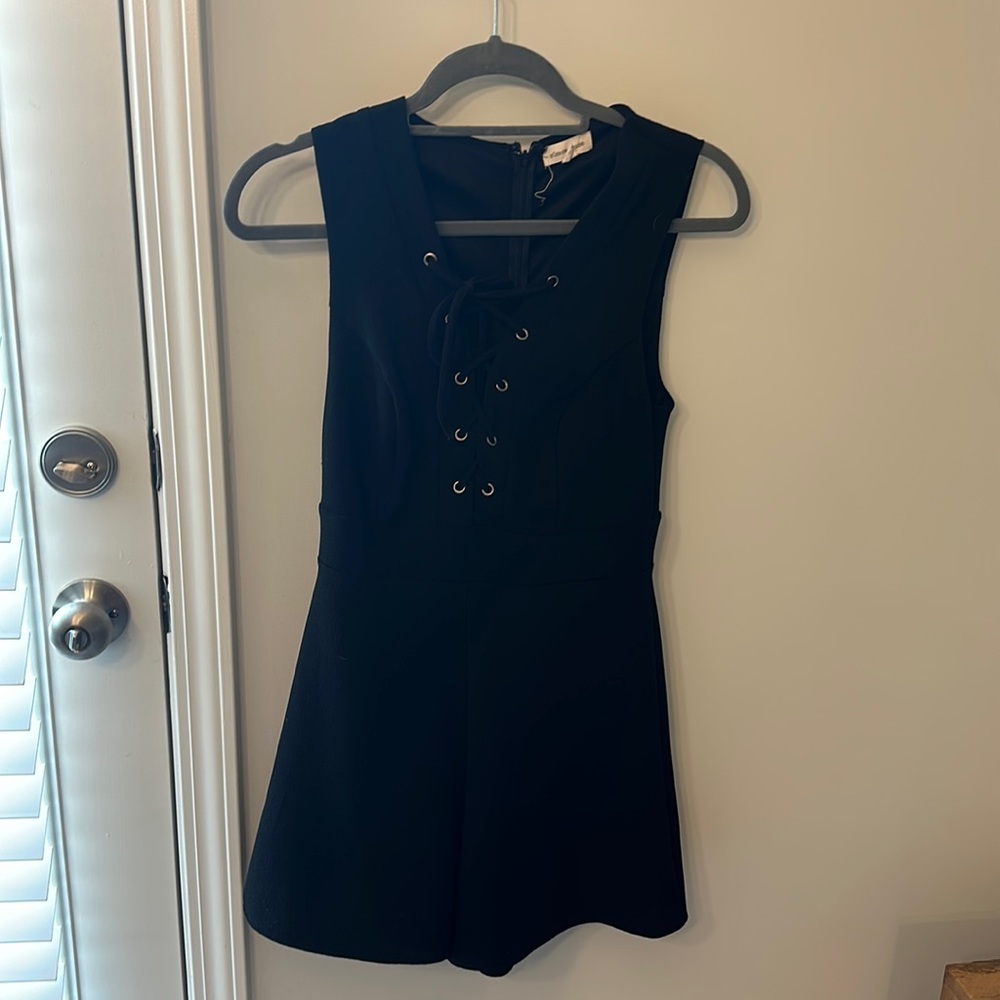 Urban outfitters black romper